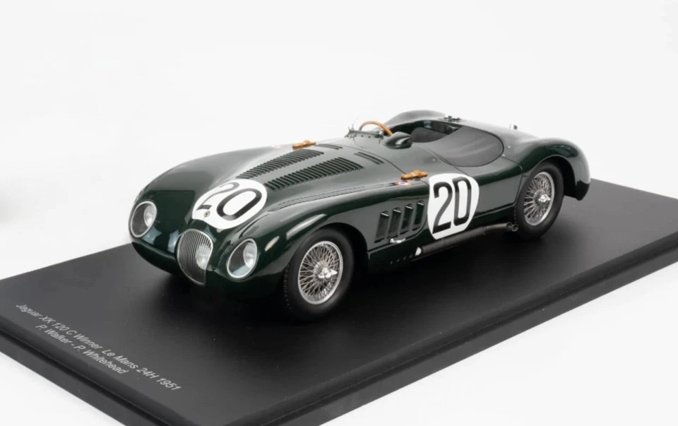 Jaguar XK 120 C No.20 Winner Le Mans 24H 1951 in 1:18 scale by Spark - Image 1 of 2