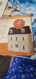Dolls House Flat Pack Kit Pink PaintedGeorgian 1:12 Scale 6 rooms - Picture 1 of 14