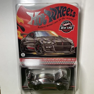 Ford Mustang Shelby GT500 2022 exclusivo de Hot Wheels RLC código rojo  Foto 1 de 4