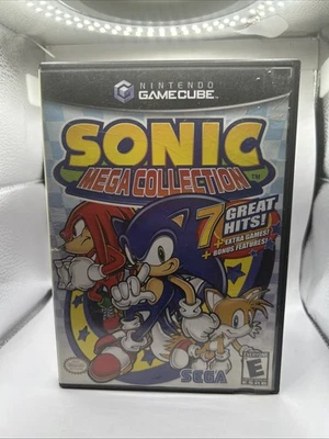 Sonic Mega Collection (GameCube, 2002) No Manual Fast Shipping - Image 1 of 3