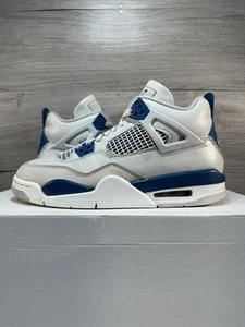 Jordan Retro 4 Military Blue GS - Size 7y (HF4281-141) - Picture 1 of 9