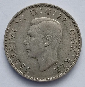 1941 GEORGE VI SILVER FLORIN / TWO SHILLINGS ( 50% Silver ) 2s Coin. 57 - Picture 1 of 2