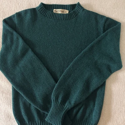 Gap Clothing Co Sweater Mens XS Green Pullover VTG Wool Blend 1980s USA Made - Image 1 of 4