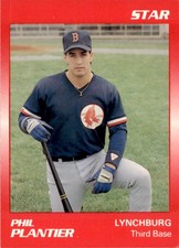 1989 Star #170 Phil Plantier Lynchburg Red Sox