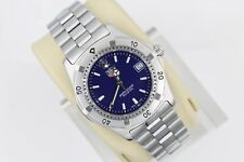 Tag Heuer 2000 Series WK1113.BA0311 Classic Professional Watch Mens Blue Silver