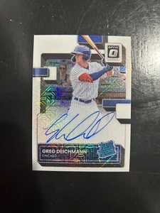 2022 Donruss Optic RRA-GD Greg Deichmann RC White Mojo Prizm Auto /99 Cubs - Picture 1 of 2