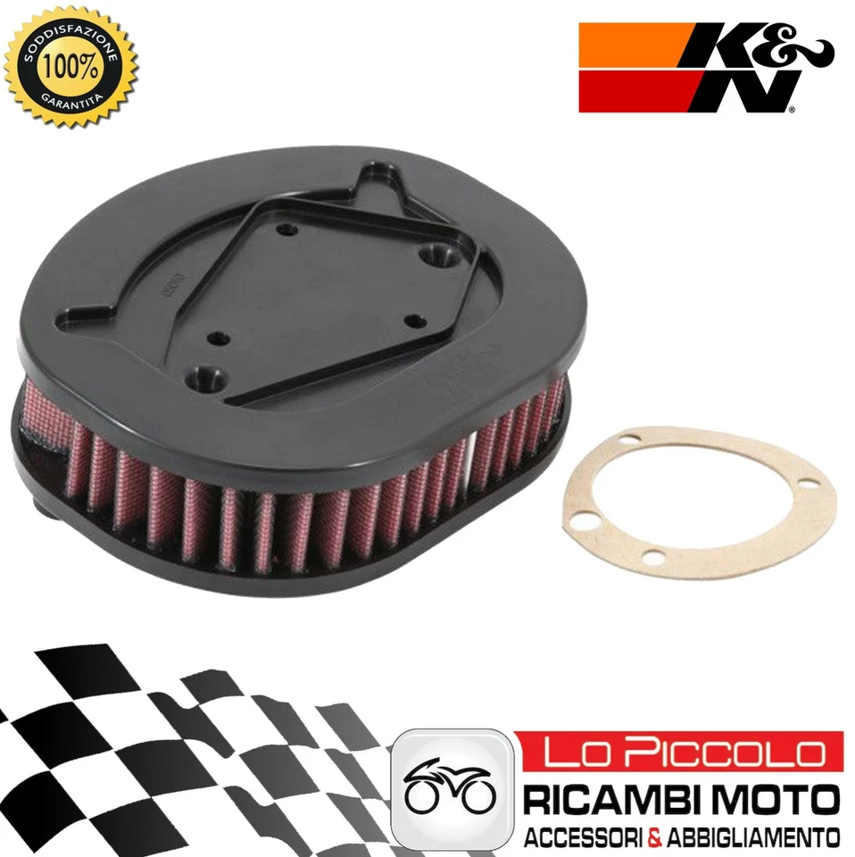 HD-1212 K&N WASHABLE AIR FILTER HARLEY DAVIDSON XLV Seventy Two 1200 2014 2015 - Image 1 of 1
