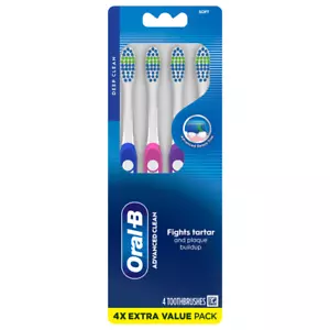 Oral-B Indicator Contour Clean Soft Toothbrush Extra Value Pack 4 Ct Pack of 6 - Picture 1 of 2