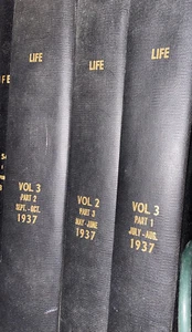 OLD BOUND LIFE MAGAZINES PICK MONTH & YEAR EACH Bound Book SOLD INDIVIDUALLY. - Picture 1 of 13