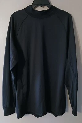 Camiseta deportiva Zero Restriction Tour Series manga larga negra cuello falso para hombre grande Foto 1 de 4