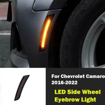 Luz de parachoques lateral LED para rueda para Chevrolet Camaro 2016-2022 4 piezas Foto 1 de 4