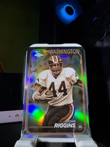 2024 Topps Chrome #194 John Riggins Silver Refractor Commanders - Picture 1 of 2
