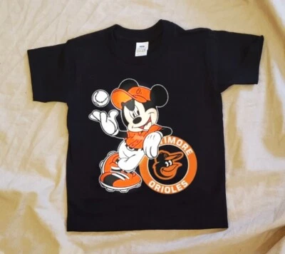 Baltimore Orioles 'Mickey Mouse Toddler Tee sizes 2T-thru-6T Available - Image 1 of 2