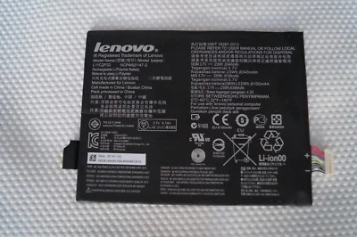 BATTERY LENOVO S6000 A10-70 A7600-F L11C2P32 6340MAH 3.7V 10.1" TABLET GENUINE - Image 1 of 4