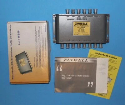 ZINWELL * WB68 * WideBand 6x8 Multi-Switch Ka/Ku Dish Antenna - Image 1 of 4
