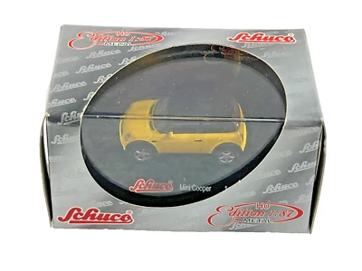 Schuco 1:87 Diecast Model - Mini Cooper Yellow Car Model - Image 1 of 2