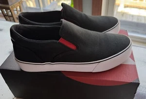 Size 10 M/ Black/ Air Walk/ Slip On/ Tennis Shoes - Picture 1 of 11