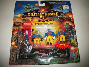 MILITÄR MUSCLE HERREN San Francisco Spielzeugmacher Vintage versiegelt MOC STORM SQUAD - Bild 1 von 2
