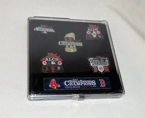 Boston Red Sox 2013 World Series Champions 5 Pin Set Limited Edition FREESHIP - Picture 1 of 1