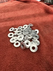 Aluminium Abstandshalter 25 mm Außendurchmesser 10 mm Innendurchmesser 5 mm dick Box 50 Stck. - Bild 1 von 1