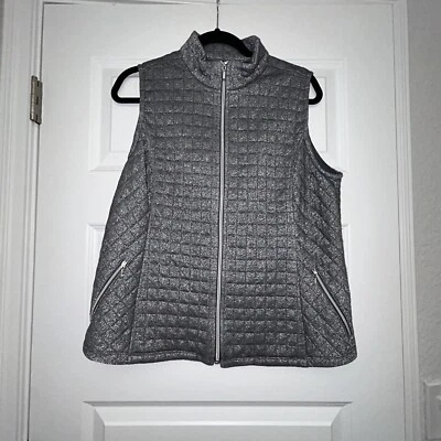 Chico’s Zenergy Quilted Zipper Front Sleeveless Vest Chicos  Size L - Image 1 of 4