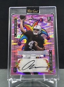 2023 AIDEN O'CONNELL AUTO - Wild Card 5 Card Draw - Pink Pulsar Joker 1/1 - Picture 1 of 2