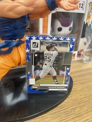 2022 Panini Donruss Andrew Vaughn Independence Day Parallel SP #89 White Sox - Image 1 of 2