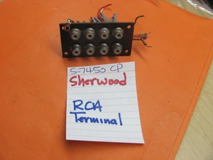 📈SHERWOOD 95023 RCA TERMINALE 8P S-7450CP RICEVITORE STEREO - Foto 1 di 3