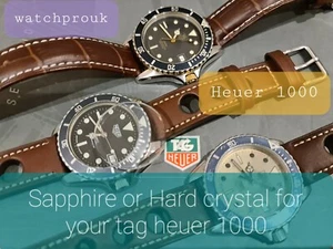 Saphir- oder Hartglas passend für Ihren Tag Heuer 1000 980.013 980.020 980.113 980.029 L - Bild 1 von 1