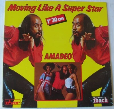 AMADEO  Moving like a super star - LP 33T DISCO  1977 - Photo 1/3