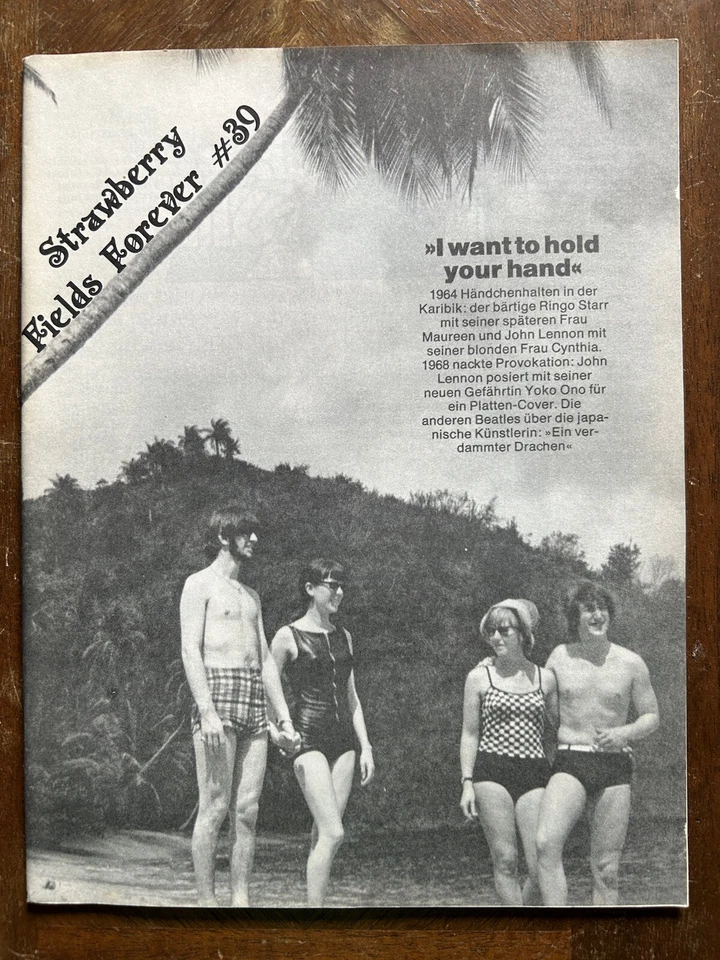 The Beatles Vintage Strawberry Fields Forever Fanzine Newsletter Issue #39 - Image 1 of 1