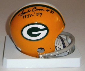 PACKERS Fred Cone firmó mini casco con 1951-57 JSA COA AUTO Green Bay raro - Imagen 1 de 2