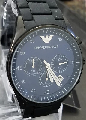 Emporio Armani Sport AR5921 Blue Dial Men's Brand New Watch - Image 1 of 4