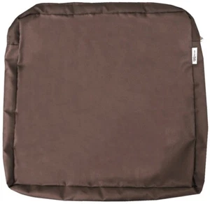 Waterproof Outdoor Seat Chair Patio Cushion Pad Duvet Cover Cases 20X18X4" Brown - Picture 1 of 14