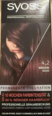 syoss haarfarbe Permanente Coloration Mahagoni Acajou - Bild 1 von 2