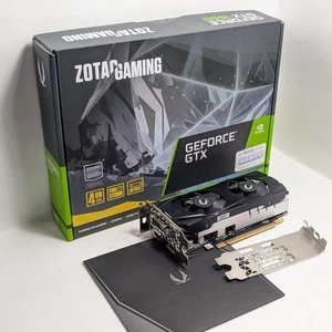 ①ZOTAC GAMING GeForce 4GB GTX 1650 LP Low Profile Japan FS - Picture 1 of 9