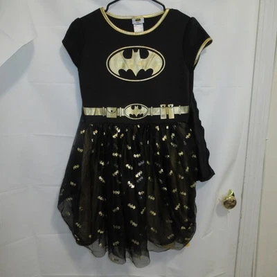 Женщин Бэтмен костюм для Хэллоуина размер XL 14/16 молодежи Джерри Ли платье плащ - Изображение 1 из 4