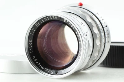 "Near Mint" Leica Leitz Summicron M 50mm 5cm f/2 Rigid Chrome V1 Lens From JAPAN - Image 1 of 4