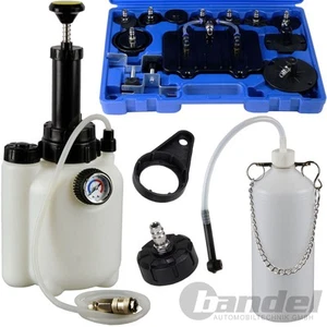 BREMSENENTLÜFTER mit ADAPTER-SET DRUCKLUFT WERKZEUG SET BREMSEN-ENTLÜFTUNGSGERÄT - Zdjęcie 1 z 9