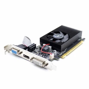 Video Card Nvidia GT730 4GB DDR3 HDMI DVI Low Profile LP SFF Dual Bracket PC - Picture 1 of 3
