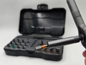 Juego de trinquete magnético de accionamiento de múltiples brocas 24 en 1 - Destornillador multiusos hágalo usted mismo Nuevo en caja - Imagen 1 de 6