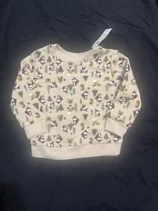 Sudadera Garanimals Bebé Niño Estampado Bosque Polar Alce Ardilla Talla 18m - Imagen 1 de 5