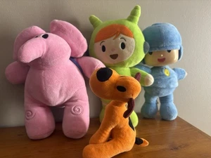 Pocoyo Plüsch 4 Stück Elly, Nina & Loula weiche Plüschfiguren - Bild 1 von 5