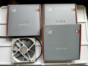 Four Noctua NF-P12 Redux-1700 PWM 4-pin (3 New Fans + 1 Used) - Afbeelding 1 van 4