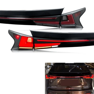 Conjunto de kit de lanternas traseiras de LED para Lexus NX300 NX300h NX200t 2015-2021 - Imagem 1 de 4
