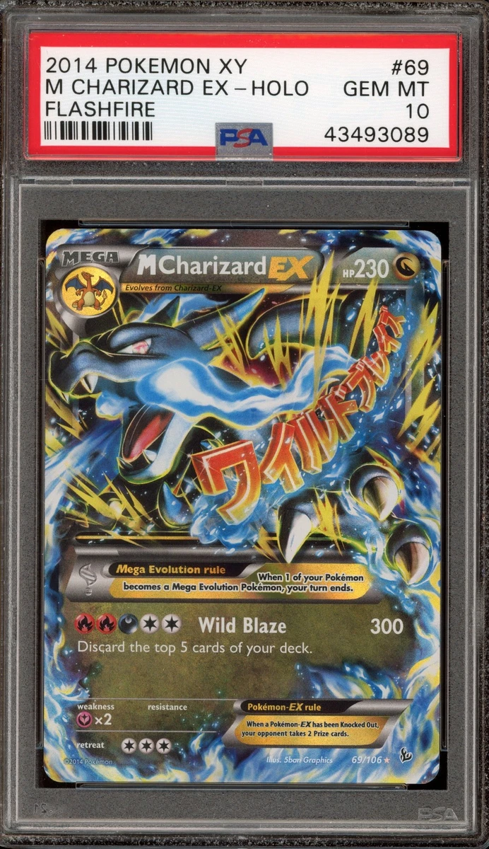 GEM MINT 10 MEGA CHARIZARD X EX SR PSA 10 Gem Mint M Charizard EX 011/