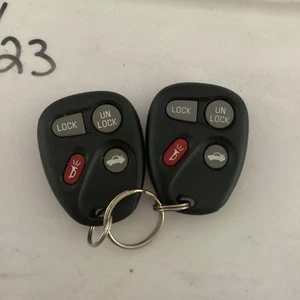2 OEM Keyless Entry Remote Key Fobs 4 Button Genuine GM ABO0204T 10246215 - Imagen 1 de 2