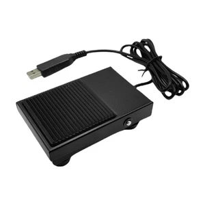 USB Triple Foot Switch Pedal Footswitch Game Control PC Gaming Office Work - Picture 1 of 12
