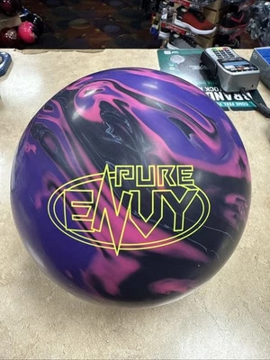 Bola de boliche Hammer Pure Envy de 15 lb nueva sin perforar negra/rosa/púrpura Foto 1 de 4