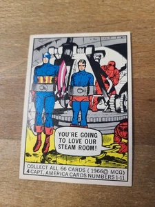 You're going to love our steam room! 1966 Donruss Marvel Super Heroes #4 - Picture 1 of 10